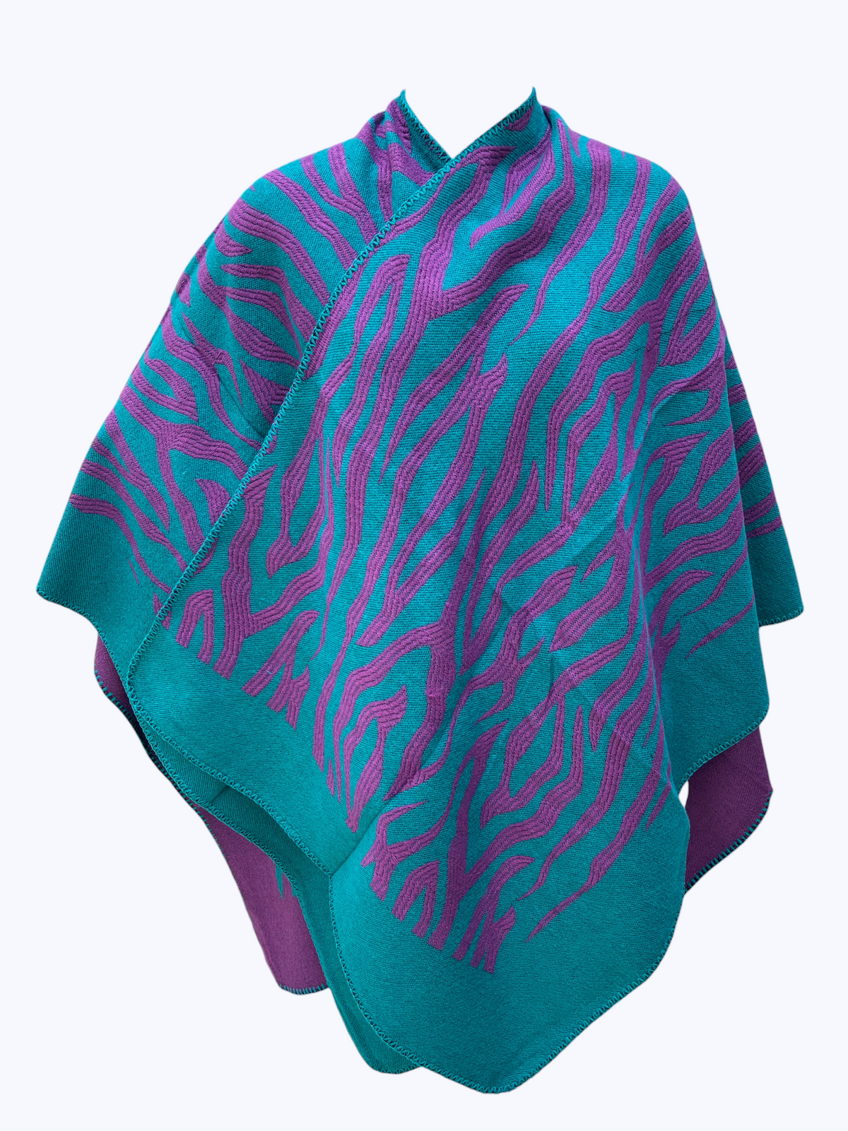 Woven Waves Poncho | PC124