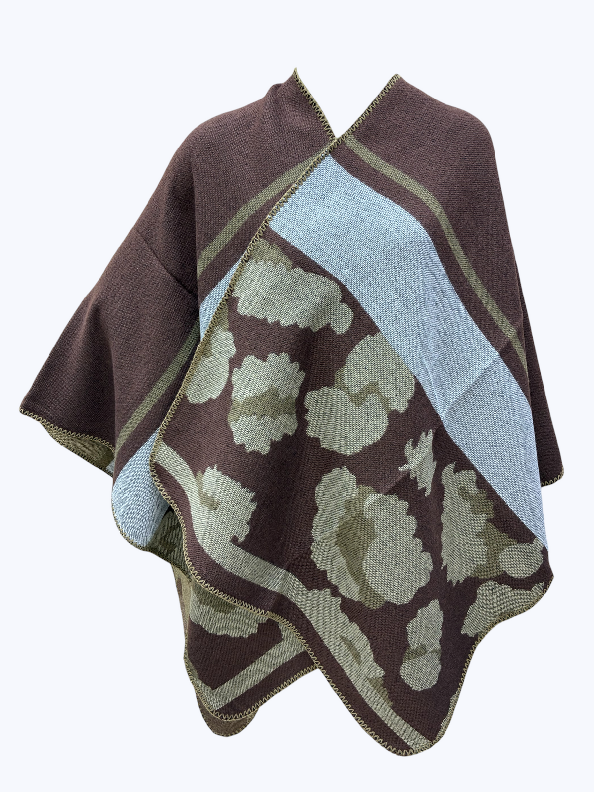 Abstract Camo Poncho | PC120