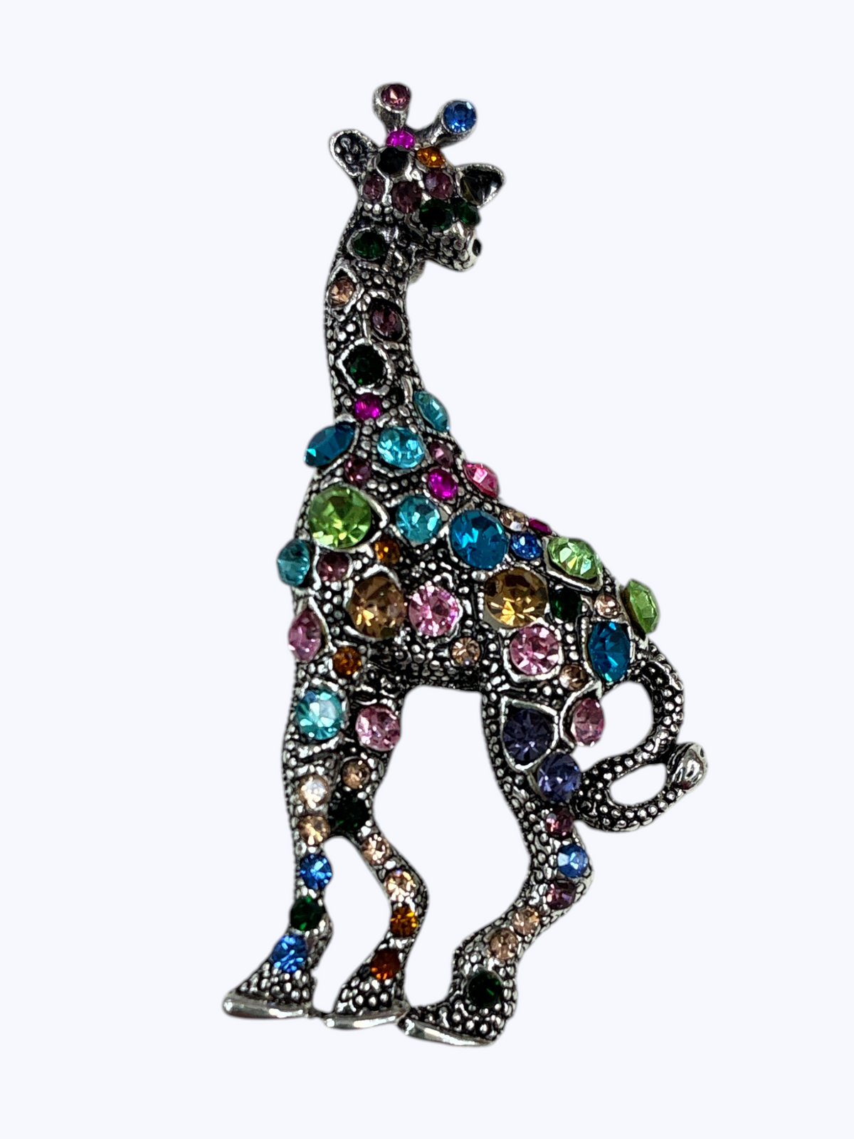 Intricate Giraffe Embellished Brooch | BR0476