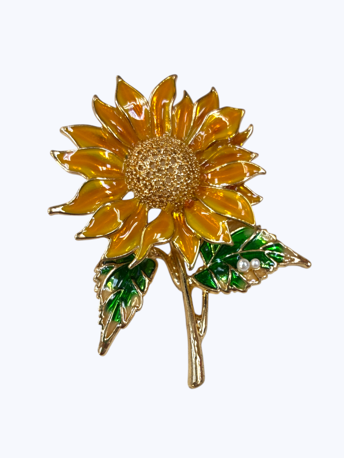 Intricate Sunflower Brooch | BR0477