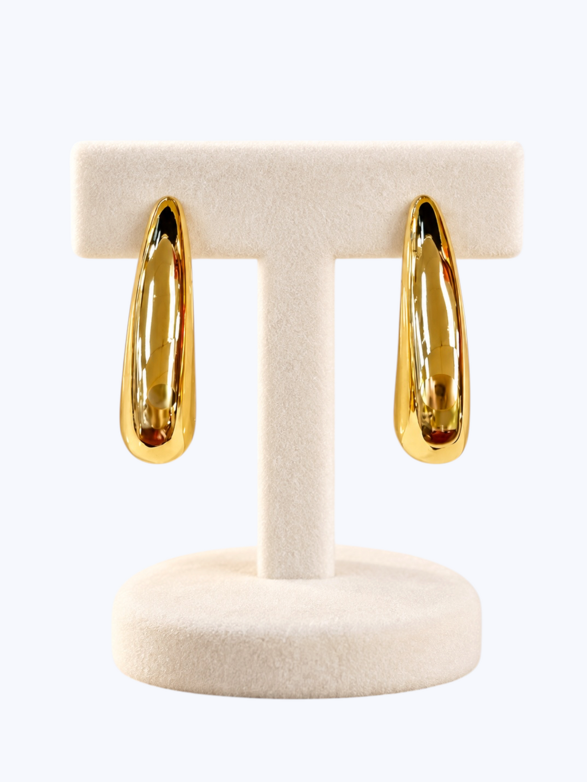 Sleek Teardrop Accent Earrings | E2619