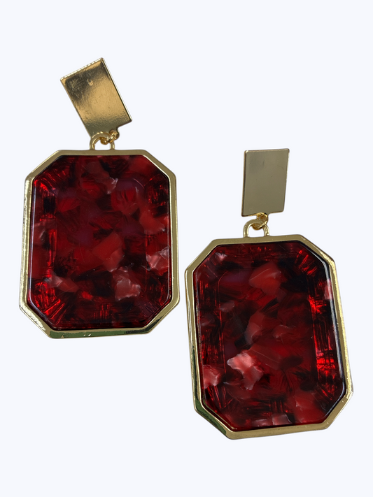 Bold Geometric Dangle Earrings | E2612