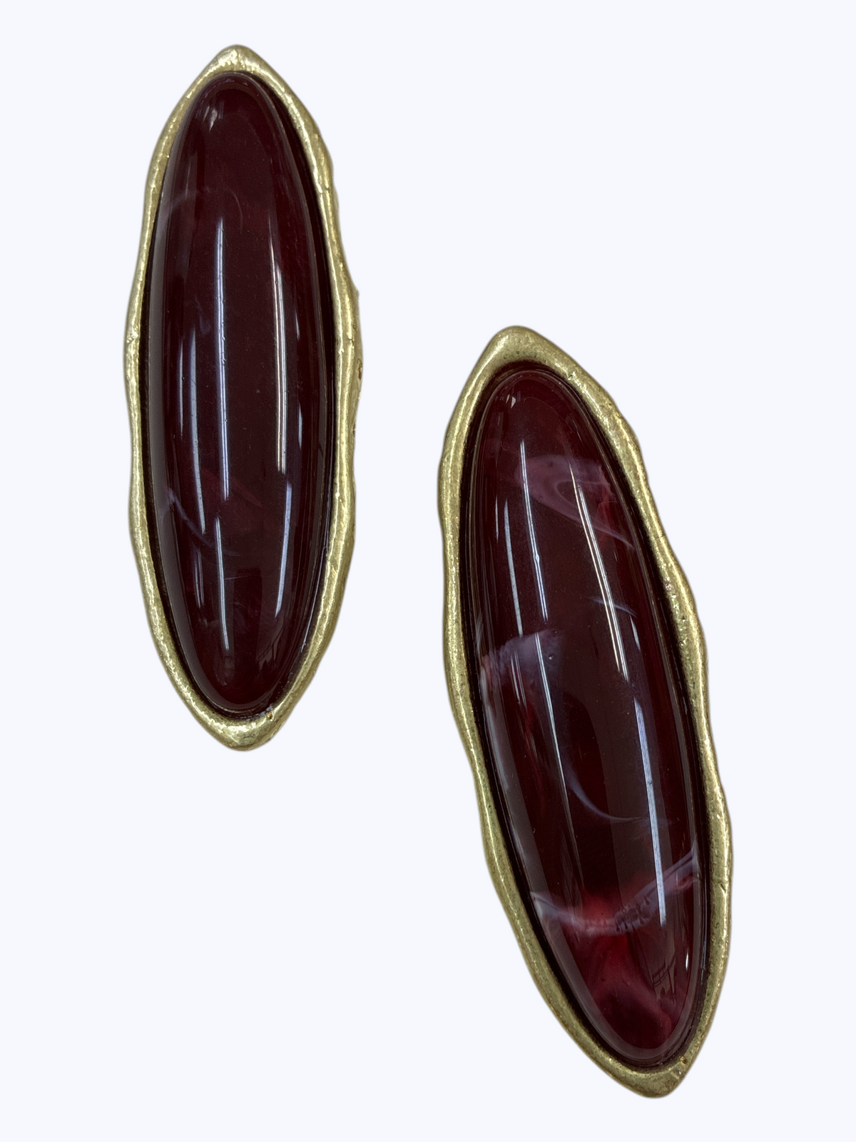 Long Oval Earrings | E2353