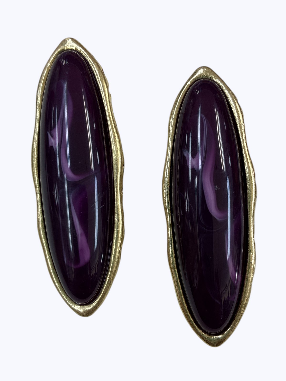 Long Oval Earrings | E2353