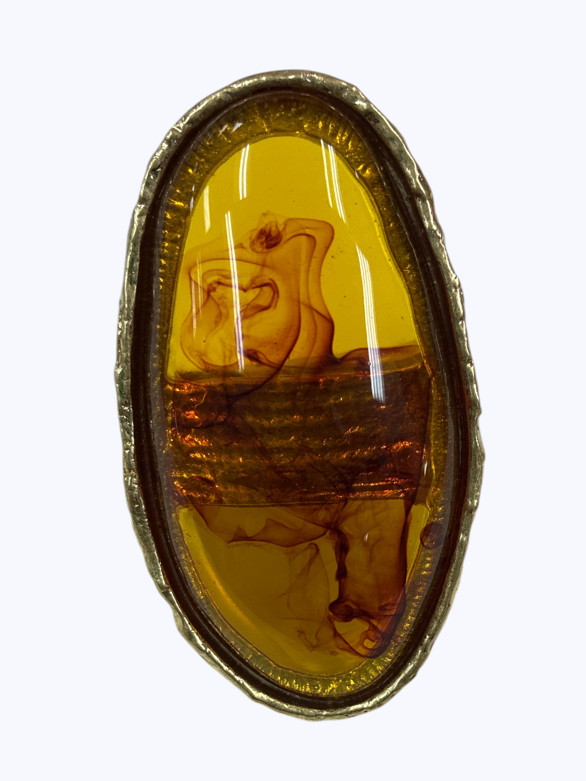 Oval Resin Statement Ring | R0116