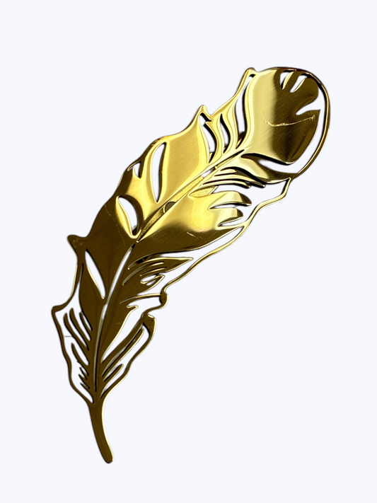 Elegant Feather Brooch | BR0473