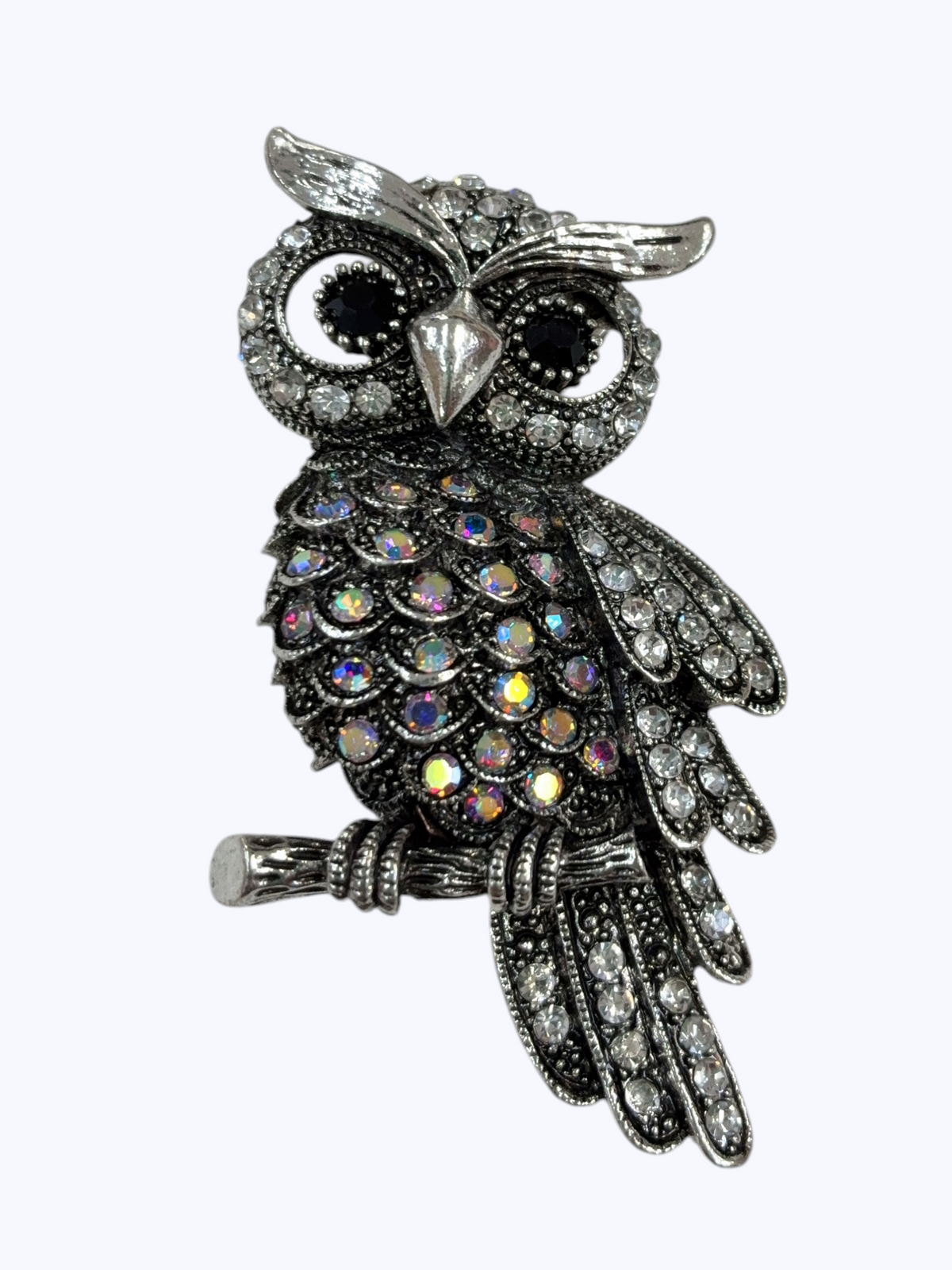 Jeweled Owl Brooch | BR0080
