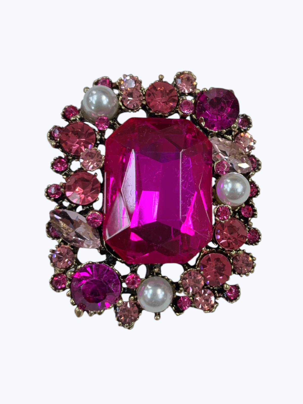 Crystal Cluster Brooch | BR0076