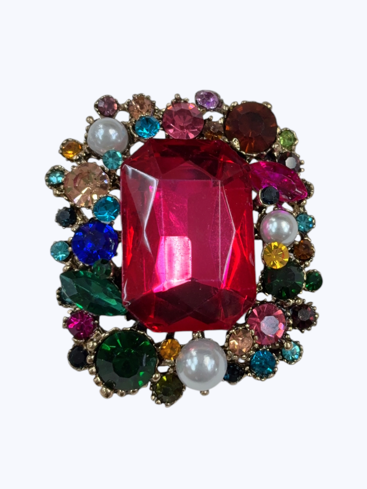 Crystal Cluster Brooch | BR0076