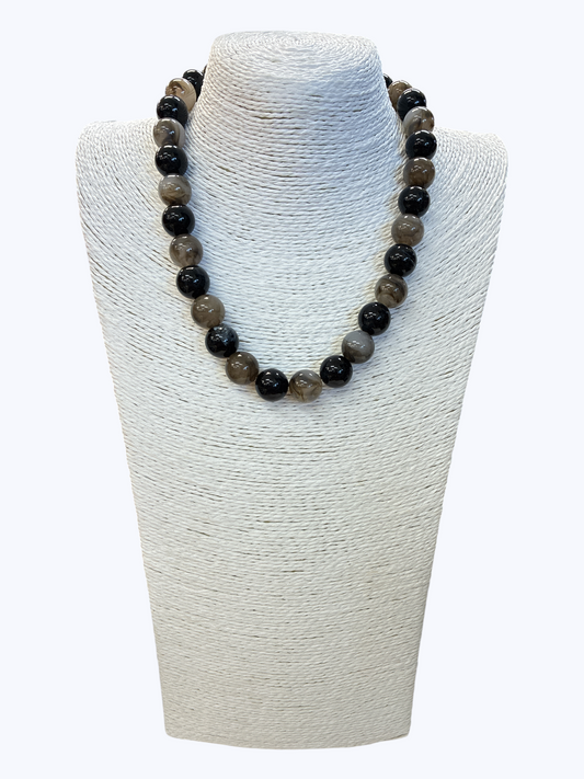 Classic Polished Beads Necklace Set | N5408