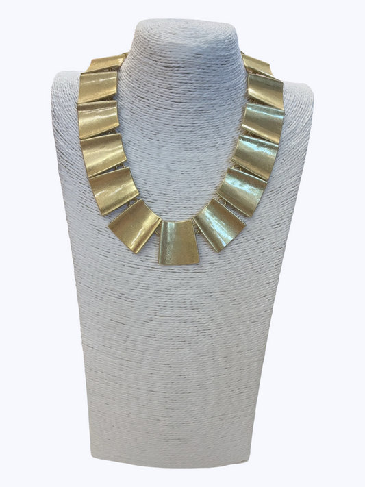 Geometric Plate Necklace | N5399