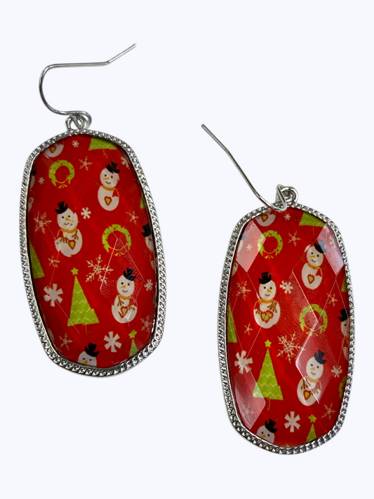E1625 VE2719 Christmas Earrings