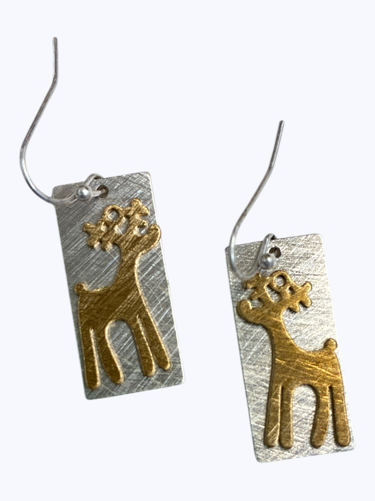 Rustic Reindeer Dangle Earrings | E1648