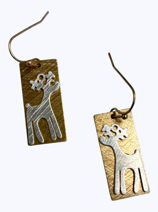 E1648 QE5704 Christmas Earrings