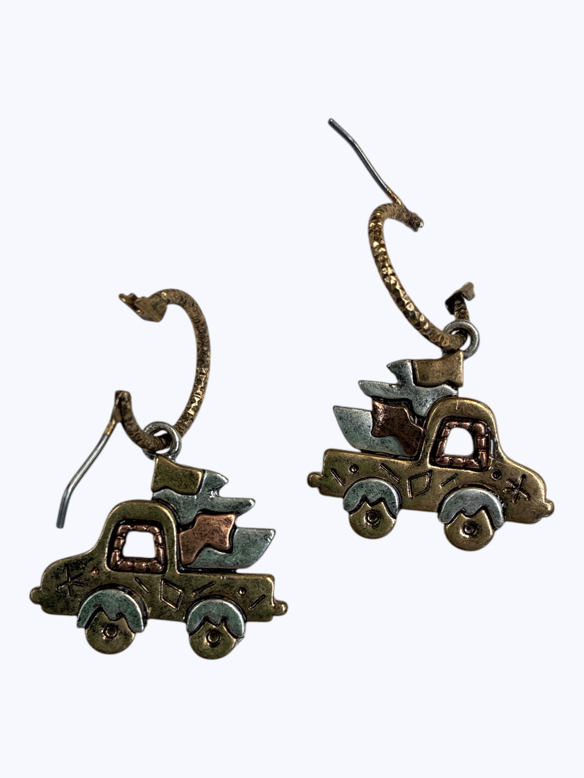 Vintage Christmas Truck Earrings | E1649