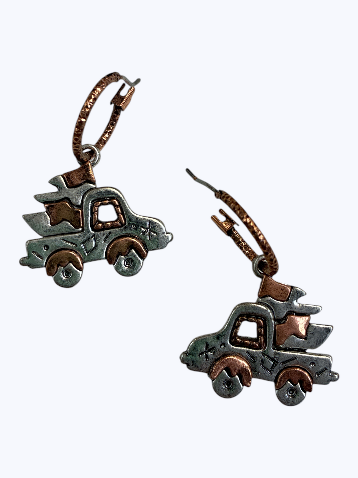 Vintage Christmas Truck Earrings | E1649