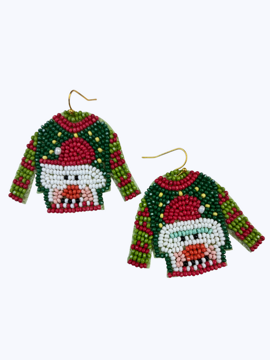 E1603 AE4578 Christmas Earrings