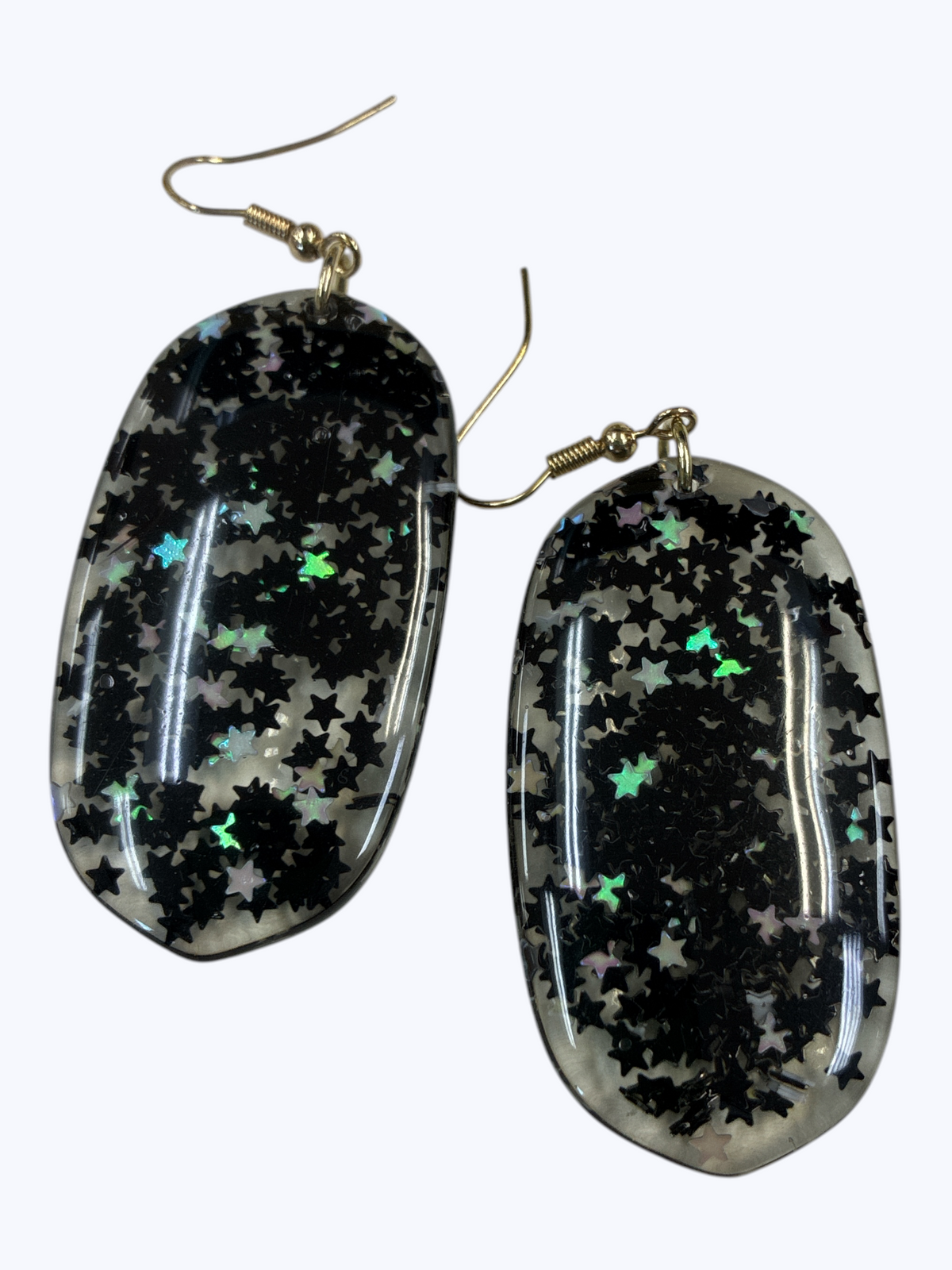 Starry Night Oval Dangle Earrings | E1624