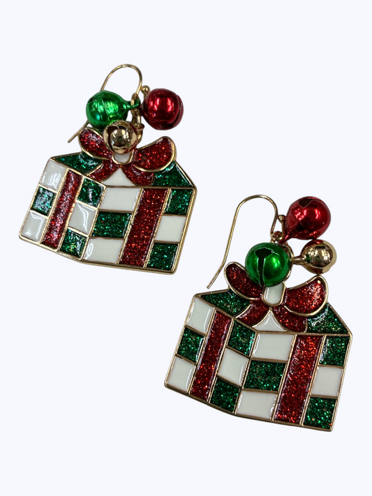 E1595 VER5392 Christmas Earrings
