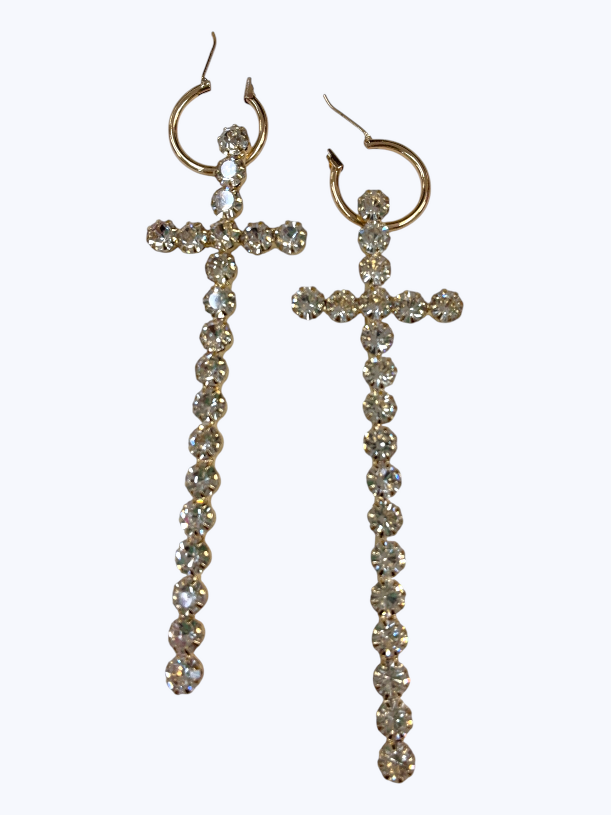 E0159 YE2859 Cross Earrings