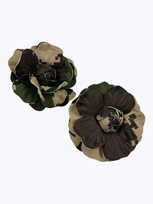 Camouflage Flower Earrings | E2640