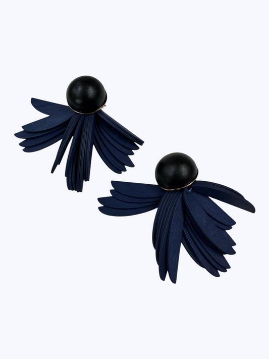 Round Disc Tassel Earrings | E2629