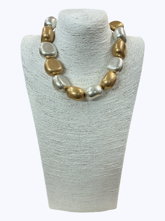 Sculpted Bead Necklace Set | N5412