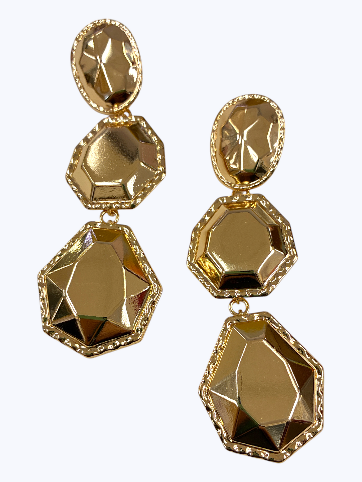 Dimensional Geometric Earrings | E2649