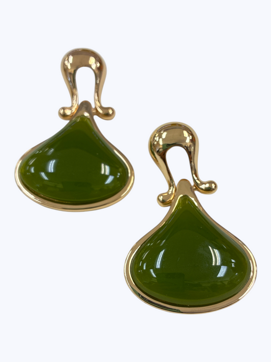 Modern Teardrop Acrylic Stud Earrings | E2645