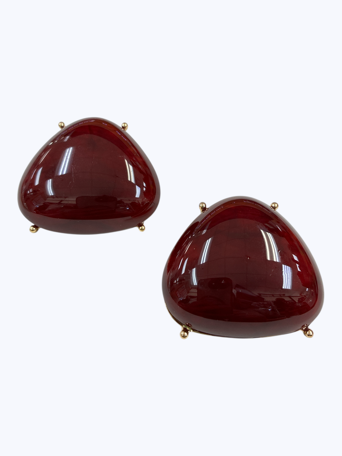 Sculptural Acrylic Stud Earrings | E2644