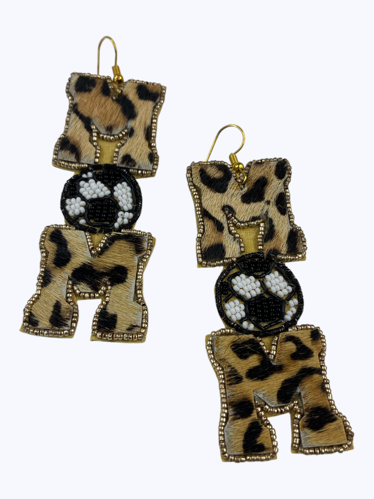 Animal Print Beaded Earrings | E0804