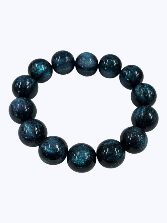 Glossy Acrylic Stretch Bracelet | B0599