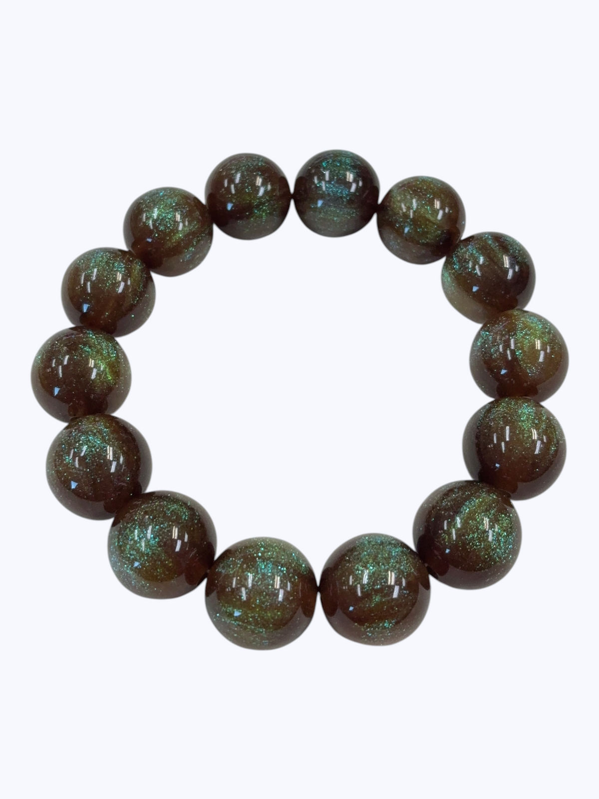 Glossy Acrylic Stretch Bracelet | B0599