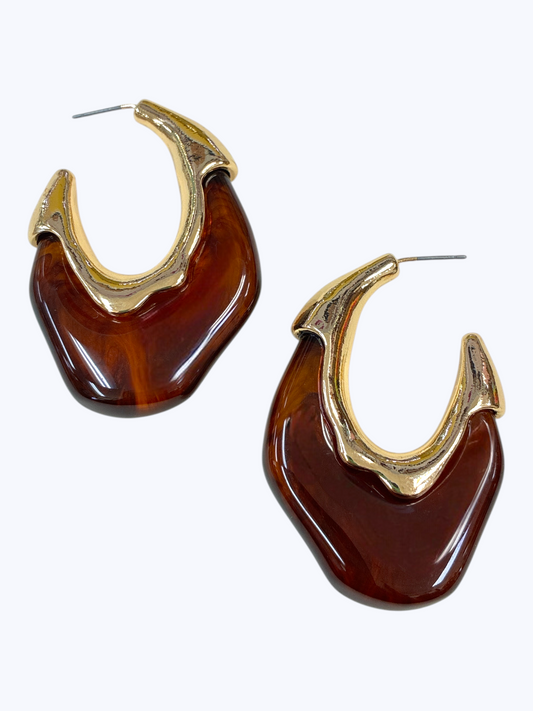 Classic Oval Hoop Earrings | E2653