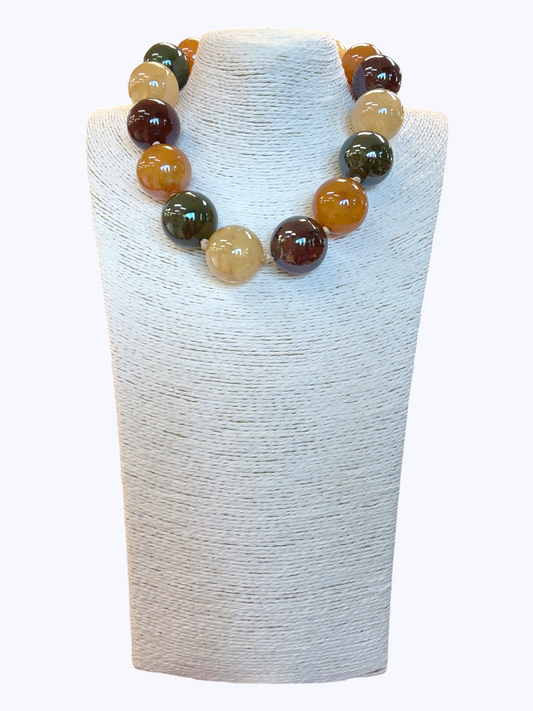 Chunky Round Bead Necklace | N5380