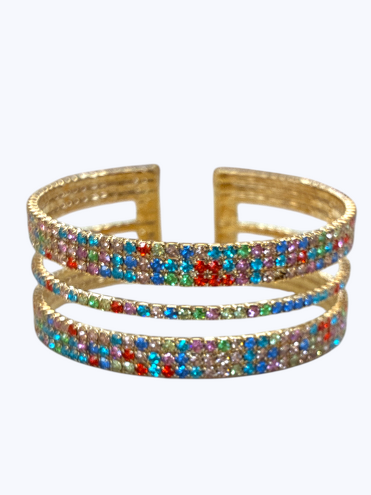 Triple-Band Sparkle Bracelet | B0621