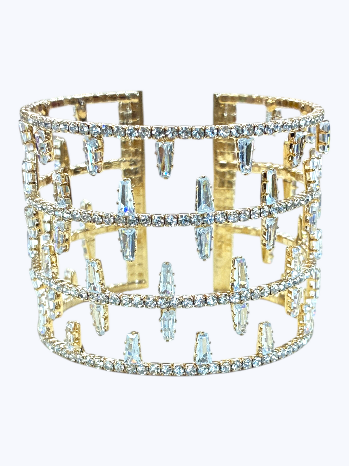 Glamorous Crystal Cuff Bracelet | B0617