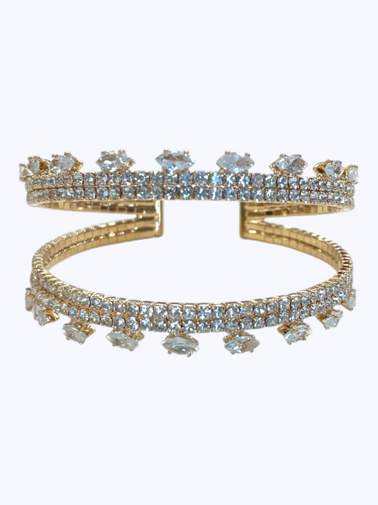 Two-Line Sparkle Bracelet | B0619