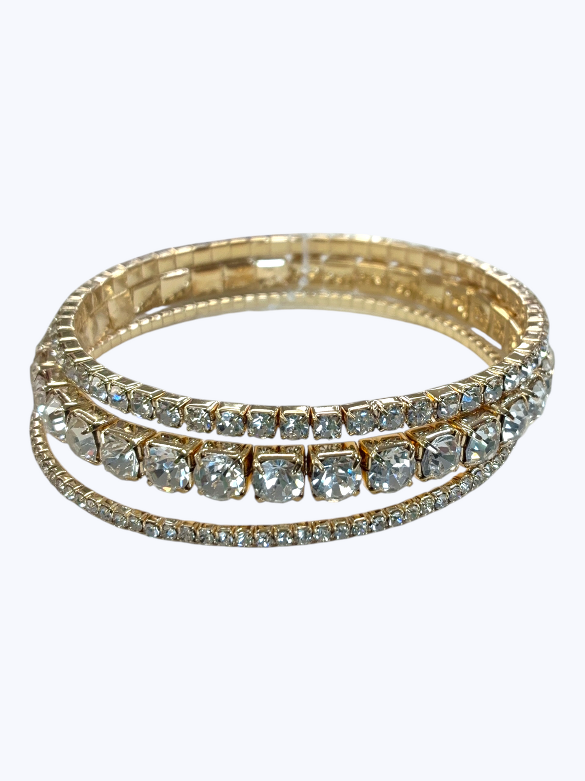 Rhinestone Bangle Bracelet Set | B0600