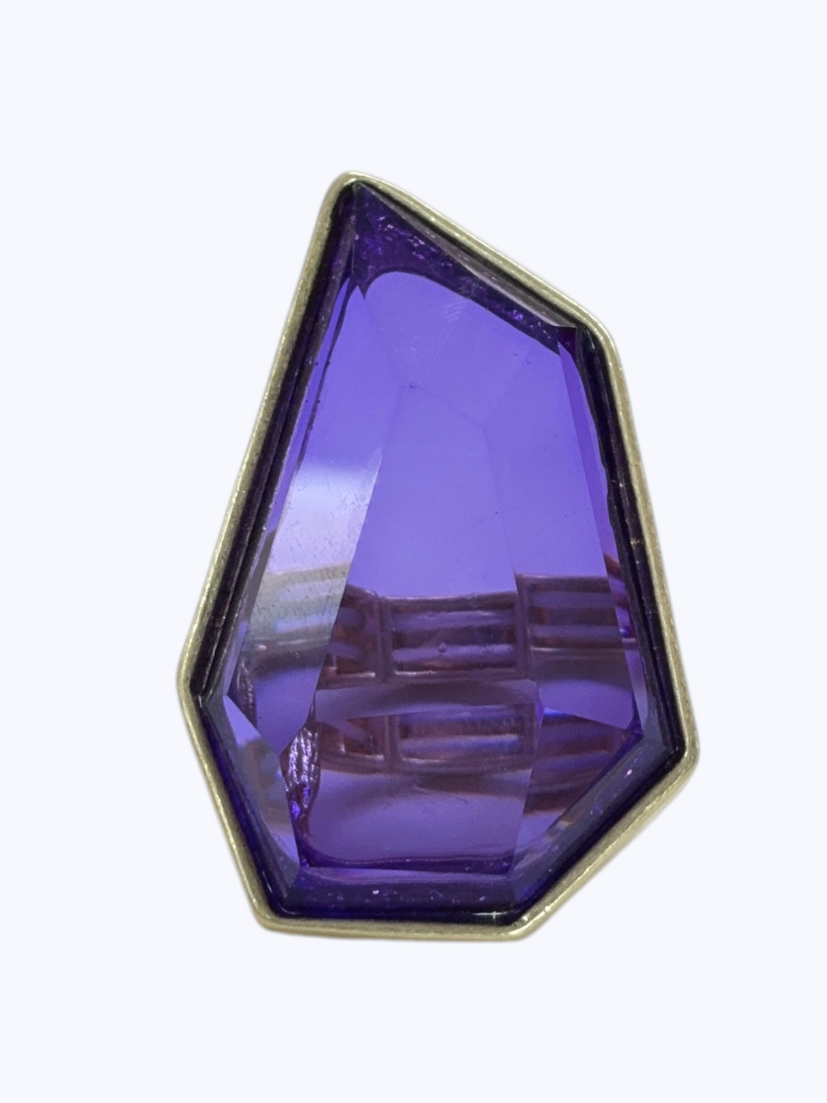 Geometric Coffin-Shaped Ring | R0162
