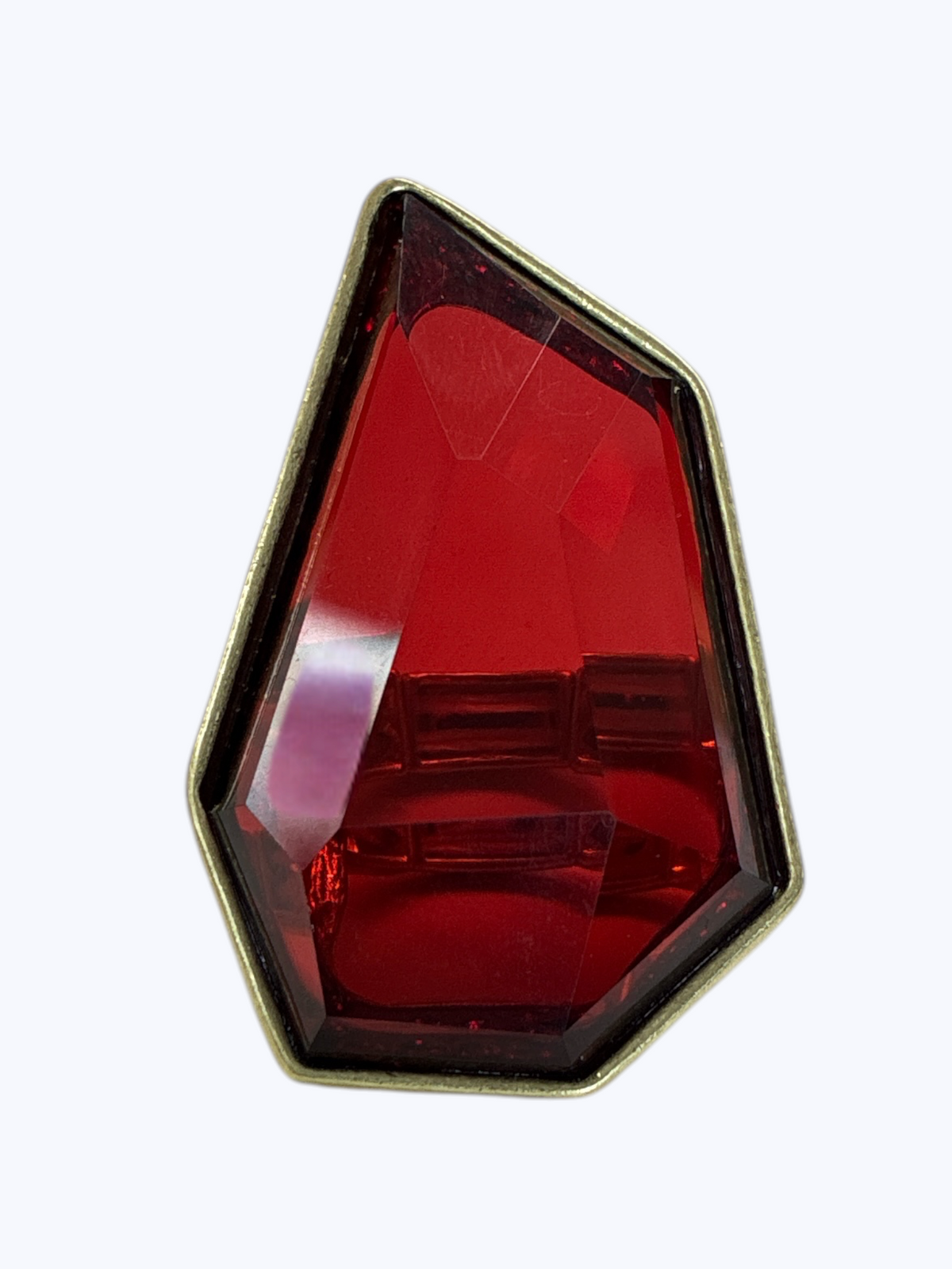 Geometric Coffin-Shaped Ring | R0162
