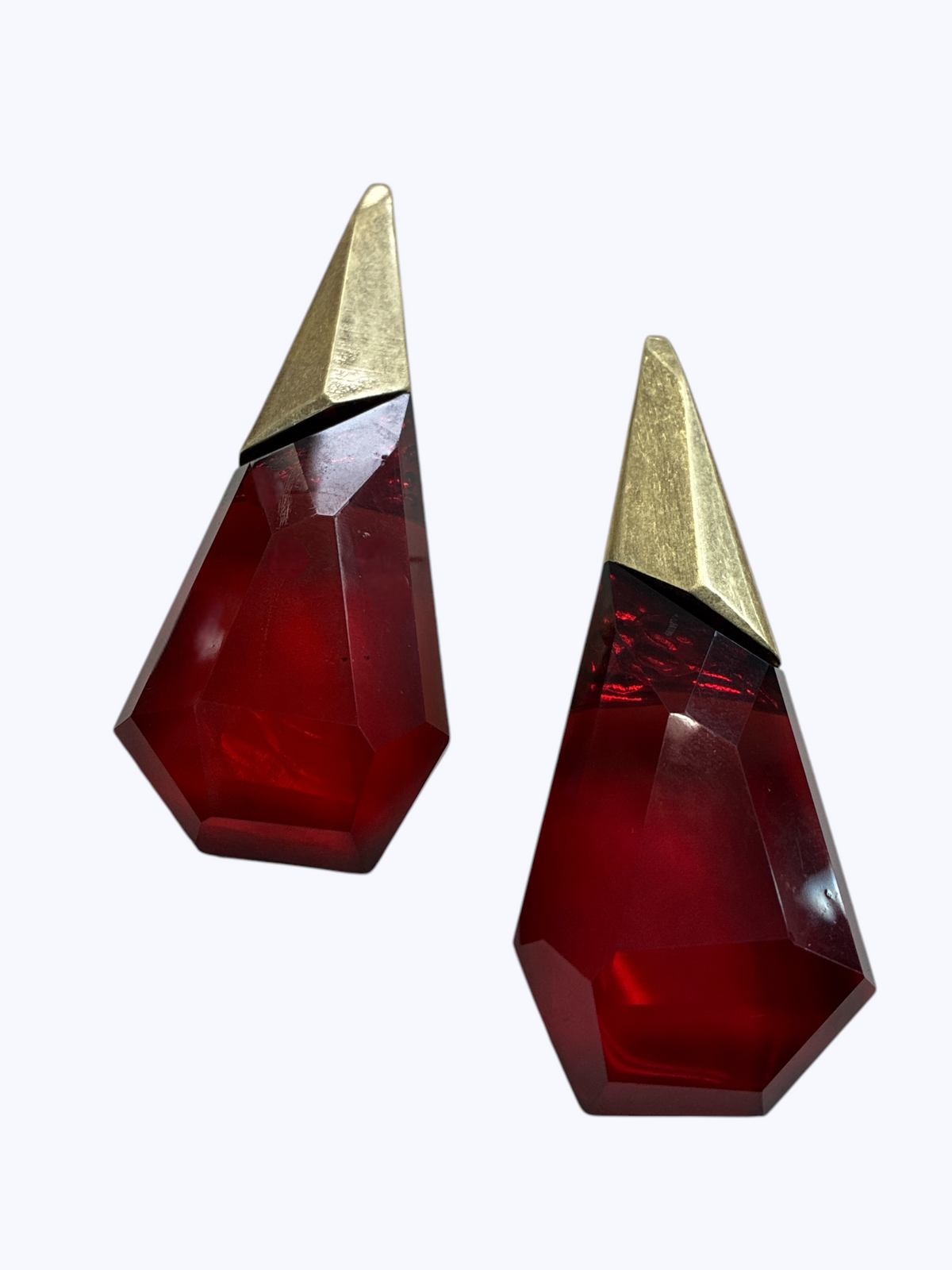 Geometric Faceted Drop Earrings | E2665