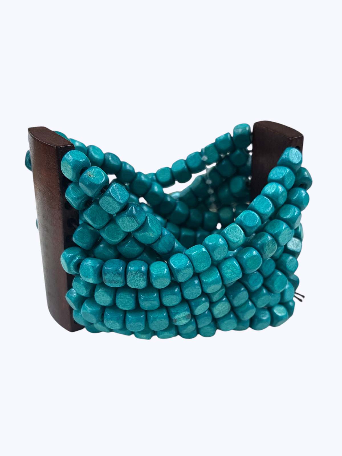 Wooden Accent Bead Bracelet | B0651