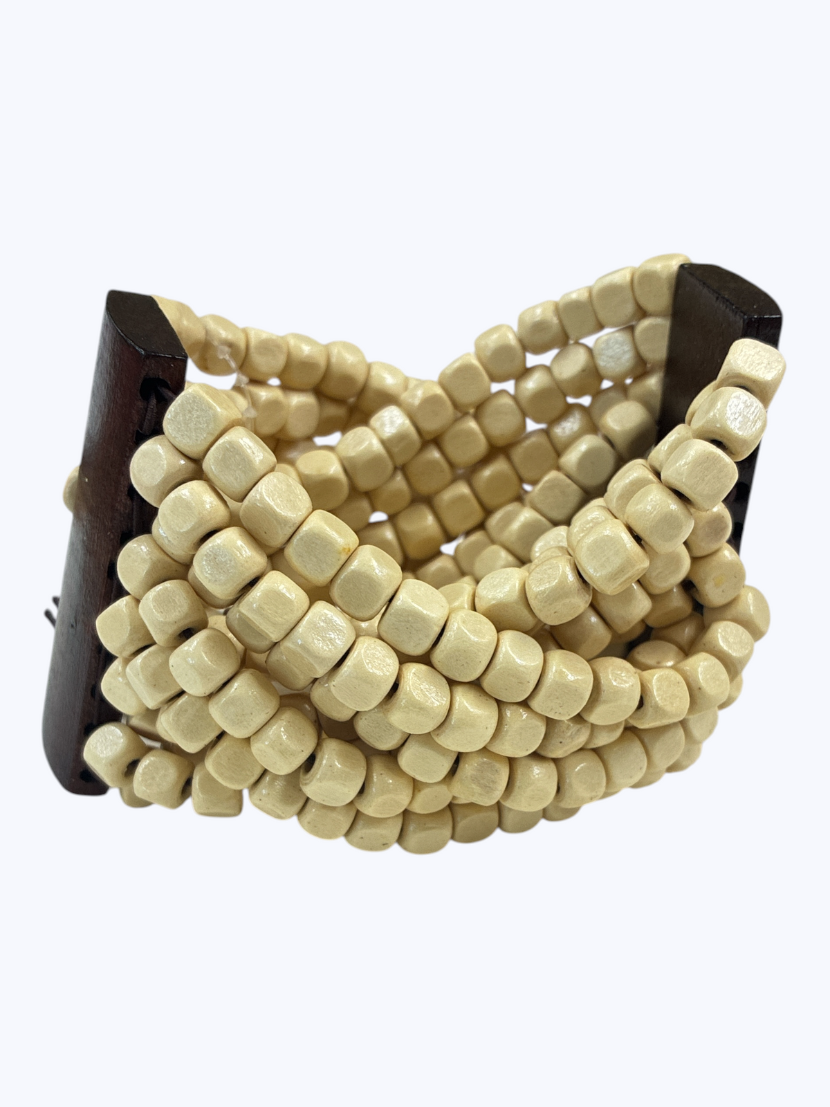 Wooden Accent Bead Bracelet | B0651