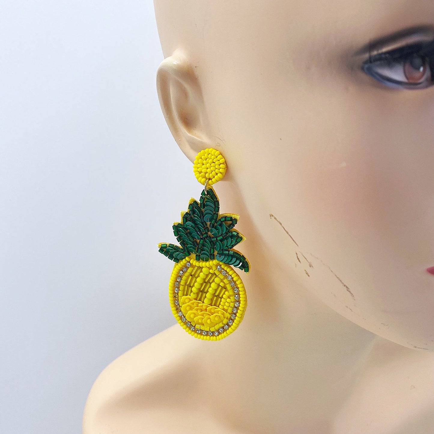 E0079 | Pineapple Tropical Earrings | 134103