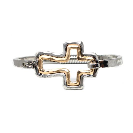 B0281 QB2460 Cross Bracelet