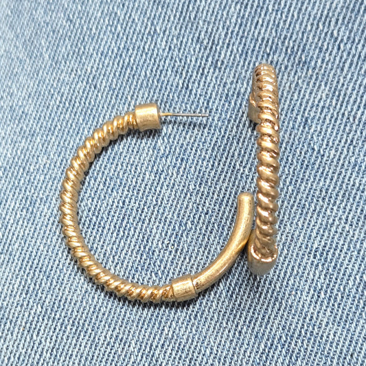E1337 QE1776 Circle Shape Hoop Earrings