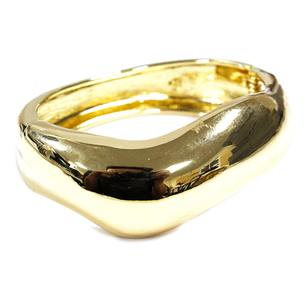 B0385 | Sculpted Wave Hinge Bracelet | SB8217