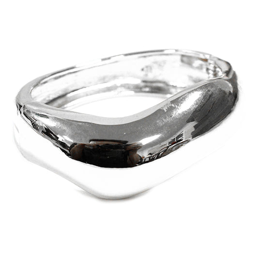 B0385 | Sculpted Wave Hinge Bracelet | SB8217