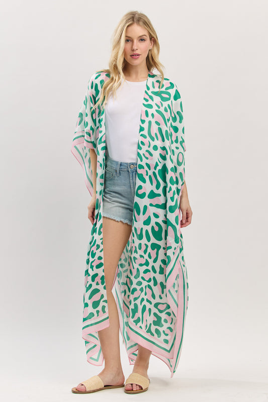 PC76 | Soft Drape Pattern Kimono | SO14032